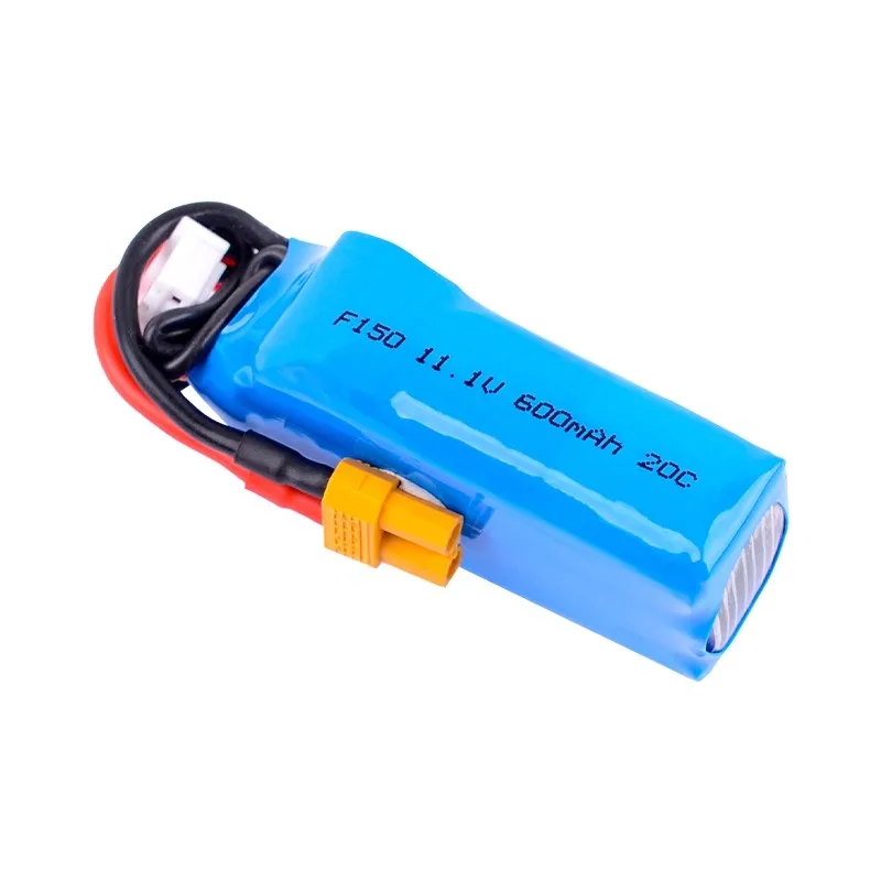 แบตเตอรี่ลิโพ YUXIANG F150 6CH 3D RC เฮลิคอปเตอร์ 600mAh 3S 11.1V 20C พร้อมหัวต่อ XT30 สำหรับเครื่องบินบังคับวิทยุ SU27