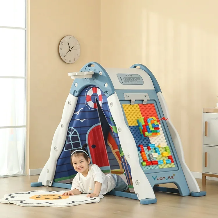 Top Selling High quality Kids Play Tents Playhouse climbing and blocks toys Children Gift For Indoor Outdoors Playhouse Toddler