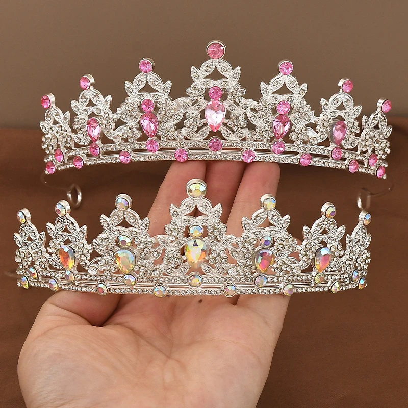 

2-piece set of bridal rhinestone crown, Baroque alloy crown, wedding dress, accessories, hair accessories