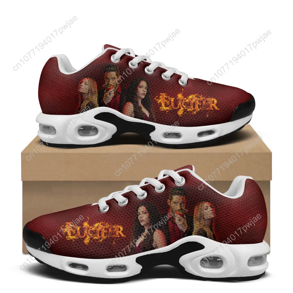 Lucifer TV Air Cushion Sneakers Lucifer Morningstar Mens Womens Sports shoes Hiking Mountain Climbing Casual Shoes Custom Shoes