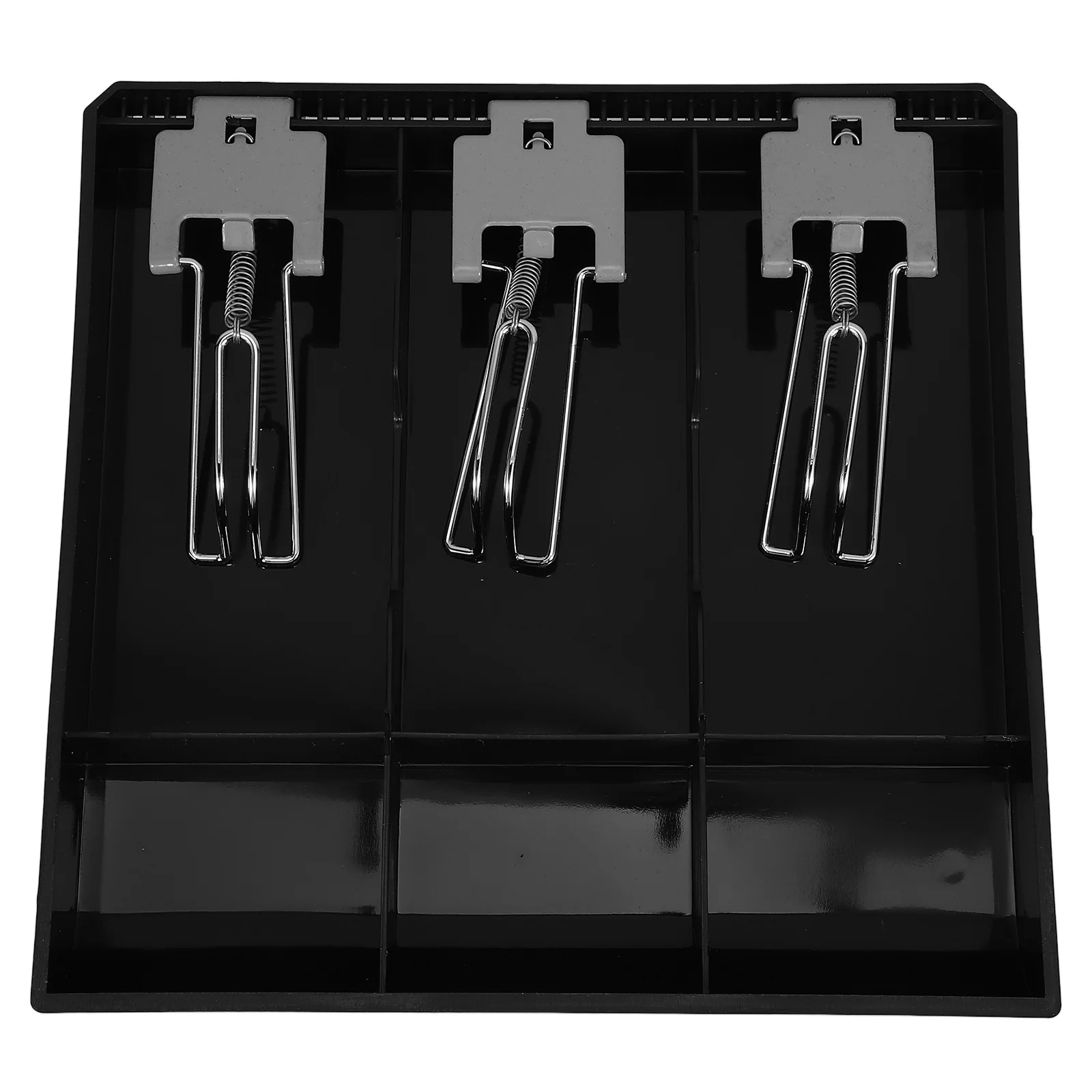 

Three-pack Cash Register Box Drawer Insert Tray for Small Businesses Money Organizer