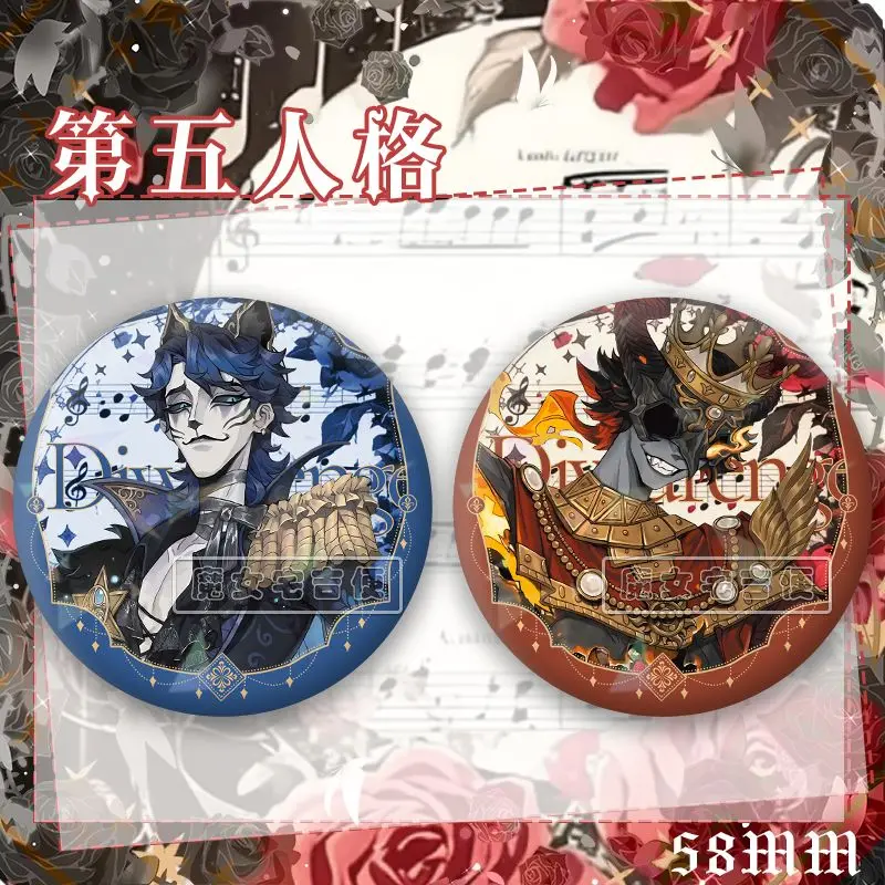 الهوية الخامس غالاكسي سلسلة غريس Naiad Ithaqua ماري بروش BagLapel دبوس تذكارية لينة زر قبعة الزخرفية صفيح شارة هدية