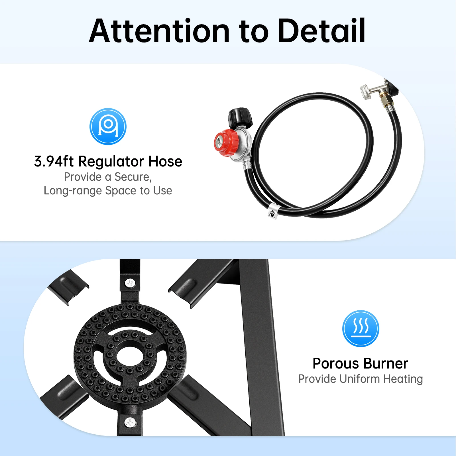 8000W High Power Camping Stove - Outdoor Power 'Hose' recension och pris