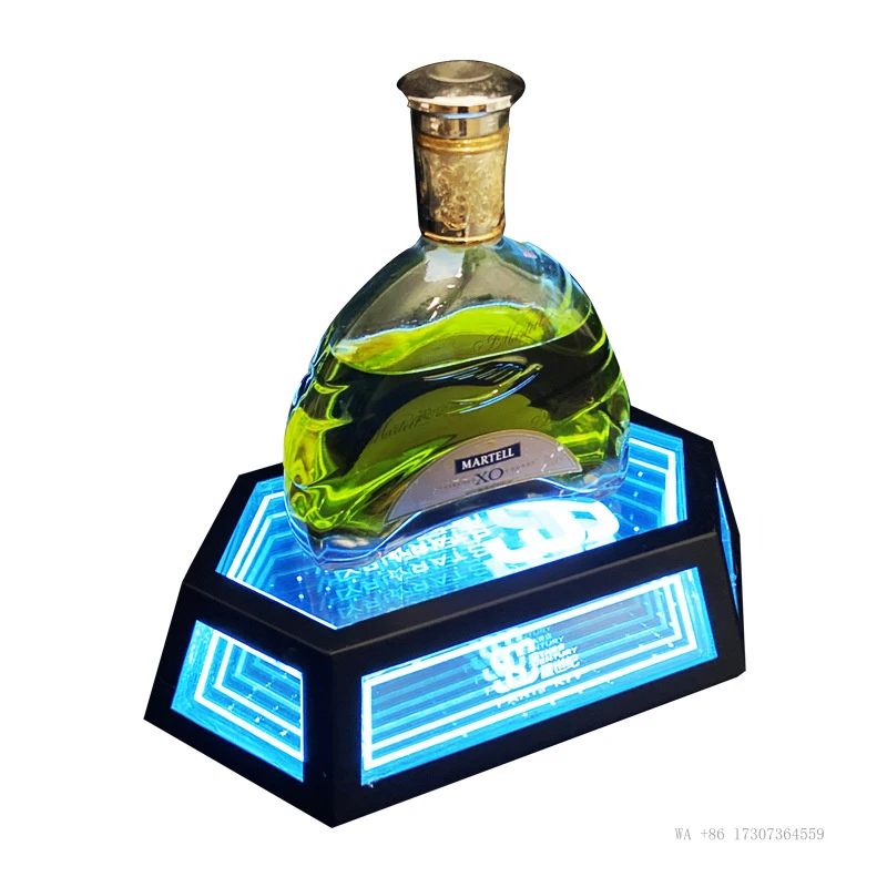 BarLEDLight-up wine stand, liquor base, wine display rack for partiesKTV XOWine stand for nightclub champagne