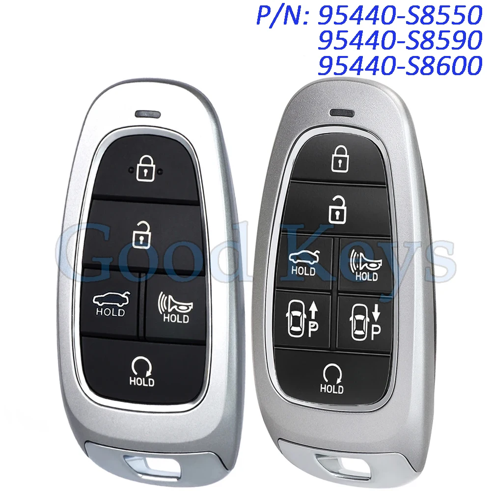 KEYECU 95440-S8550 95440-S8590 95440-S8600 Smart Remote Key Fob for Hyundai Palisade 2022 2023 2024 TQ8-FOB-4F27 TQ8-FOB-4F28