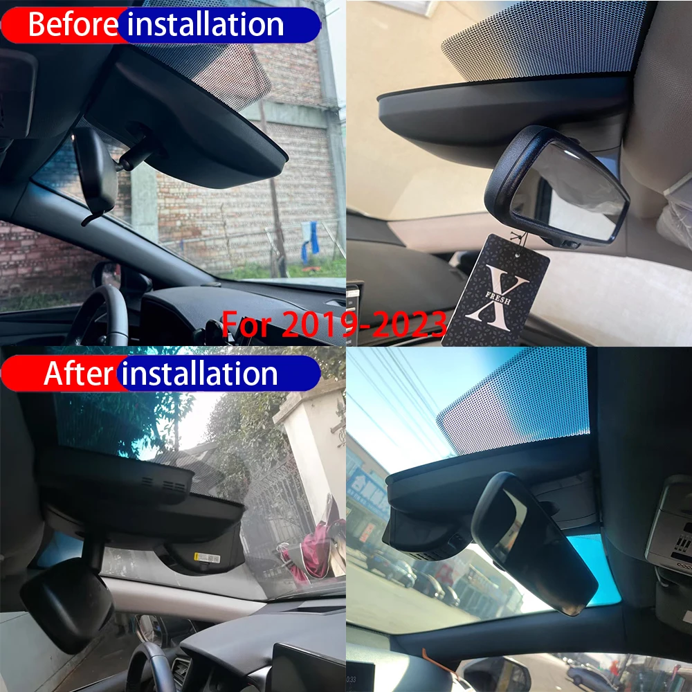 Dash Cam for Toyota Avalon XX50 2019-2025 Front＆Rear 4K DVR Dashboard Camera Video Drive Recorder Night Vision Parking Mode