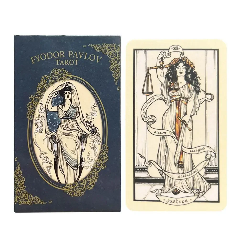 1Pcs Fyodor Pavlov Tarot Cards Divination Deck English Versions Edition Oracle Board Playing Table Games For Party