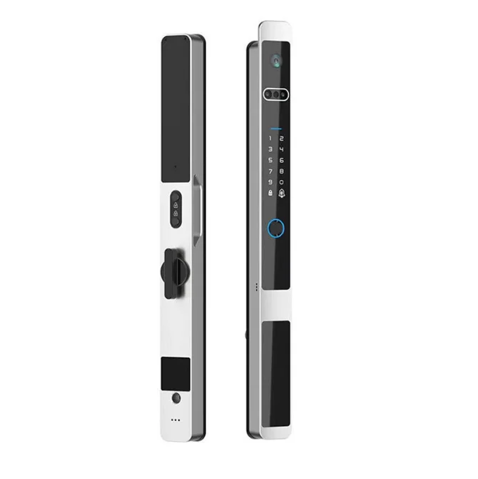 

Tuya TT Face Smart Lock Fingerprint Code Waterproof Electronic Automatic Slim Sliding Aluminium Alloy Door Features Cloud Data