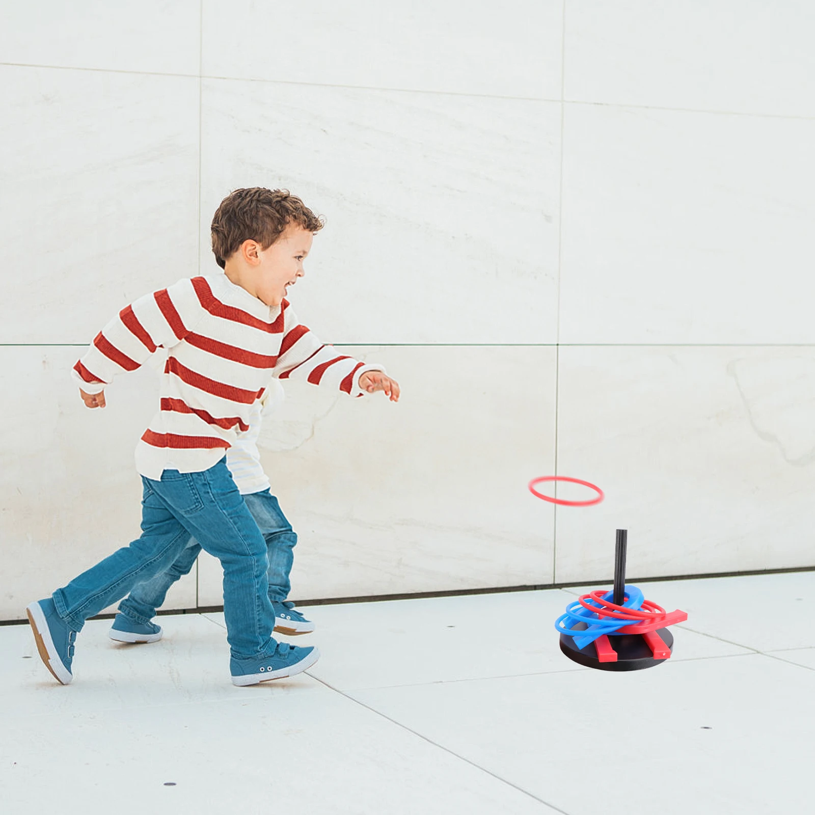 

3Set Horseshoe Ring Toss Game Soft Lightweight Design Educational for Kids Indoor Outdoor Improving Coordination