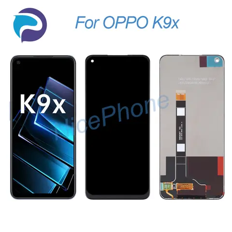 OPPO K9x LCD 디스플레이 터치 스크린 디지타이저 어셈블리 교체, 6.49 인치 PGCM10 K9x 스크린 디스플레이 LCD