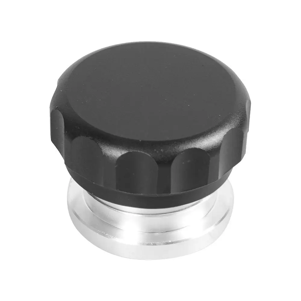 Replacement Modified Fuel Tank Cap Aluminum Alloy Fuel Cap Coolant Reservoir Caps 1/1.5/2/3in Black Oil Filler Plug Cover