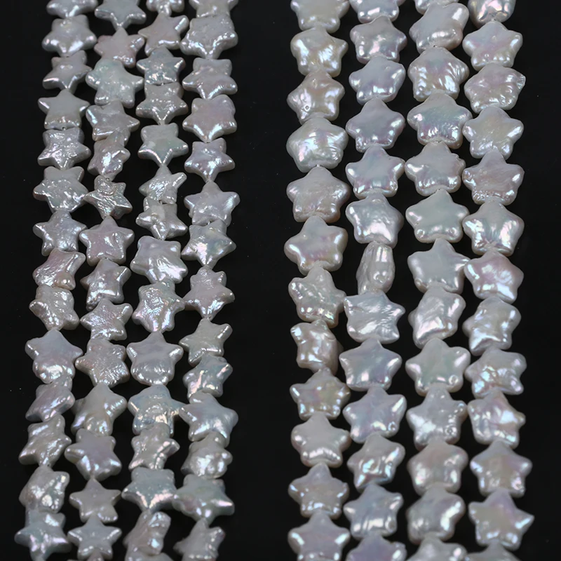 11*11mm  Five-pointed Star Shape  Freshwater Pearl