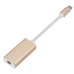 Typ C USB C na Mini DP 4K typ C na Mini Port wyświetlacza Adapter podłącz i graj Thunderbolt 3 na Mini DP konwerter dla MacBook Pro