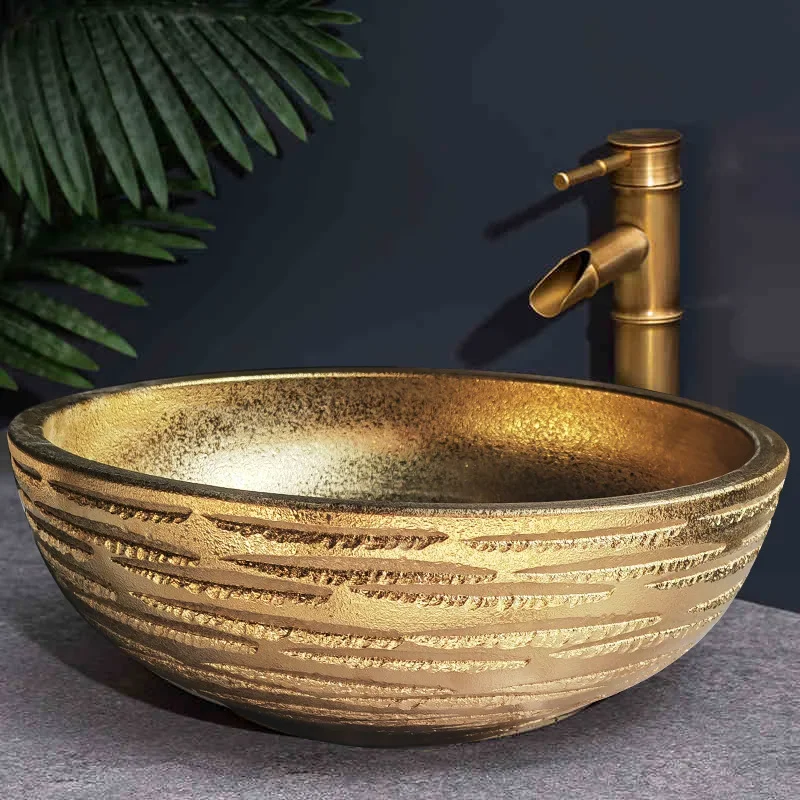 

Премиальная ванночка для ног, таз, раковина, для балкона, для ванной комнаты, одинарная бытовая художественная раковина-умывальник