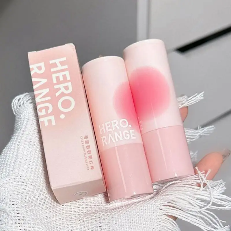 Fard monocromatico trucco confortevole Blush Cream Stick trucco viso Blush Stick idratante Rouge polvere prodotti per il viso Blush