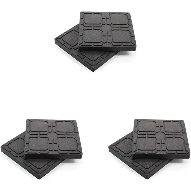 

Camper/RV Leveling Block Flex Pad - Features Flexible Non-Slip Design & Crafted of Weatherproof Recycled Material - Great