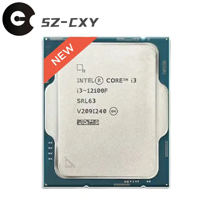 Intel Core i3-12100F i3 12100F 3.3 GHz 4-Core 8-Thread CPU Processor Intel 7 L3=12M 60W LGA 1700 Sealed new