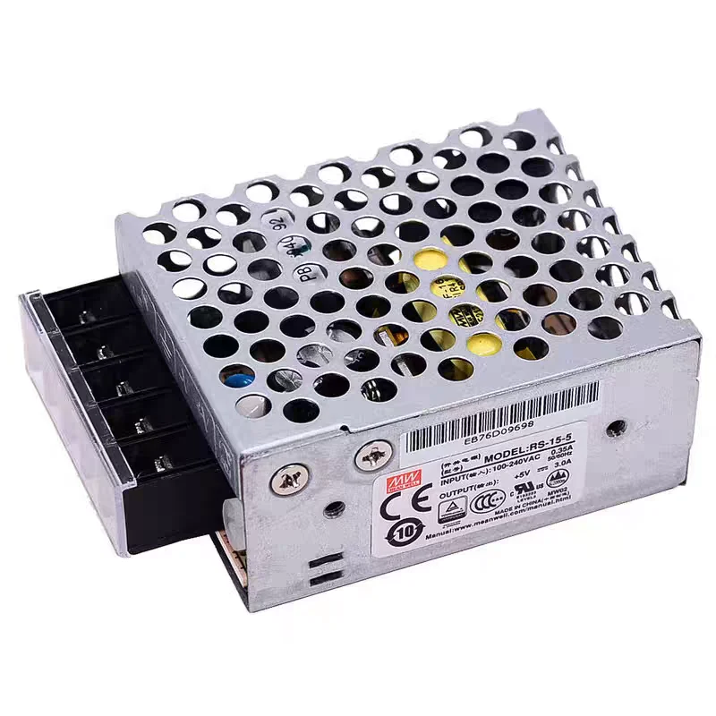 MEAN WELL RS-15 RS-15-3.3 RS-15-5 RS-15-12 RS-15-15 RS-15-24 RS-15-48 Single Output Switching Power Supply