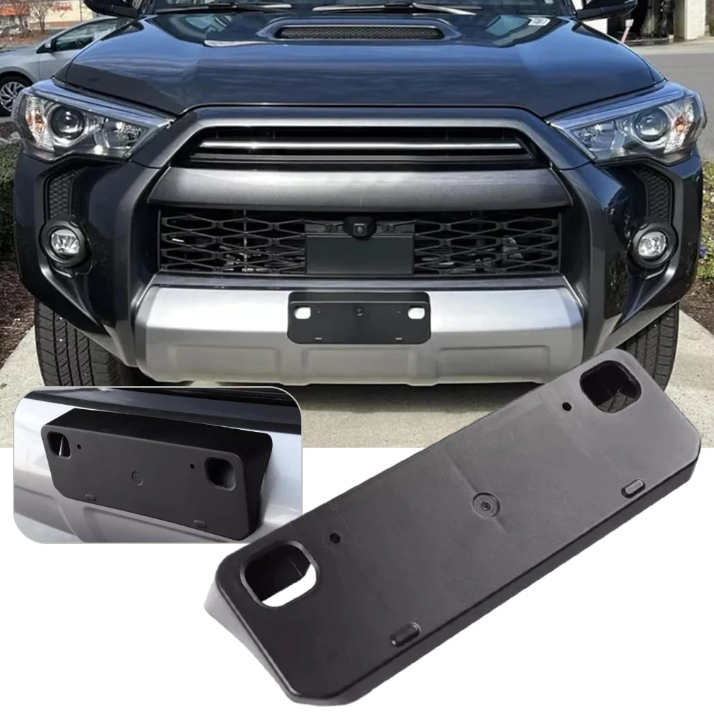 

1 Set Car Front Bumper License Plate Bracket For Toyota 4Runner 2014-2023 Frame Holder Mount Bracket ABS 5211435040 TO1068130