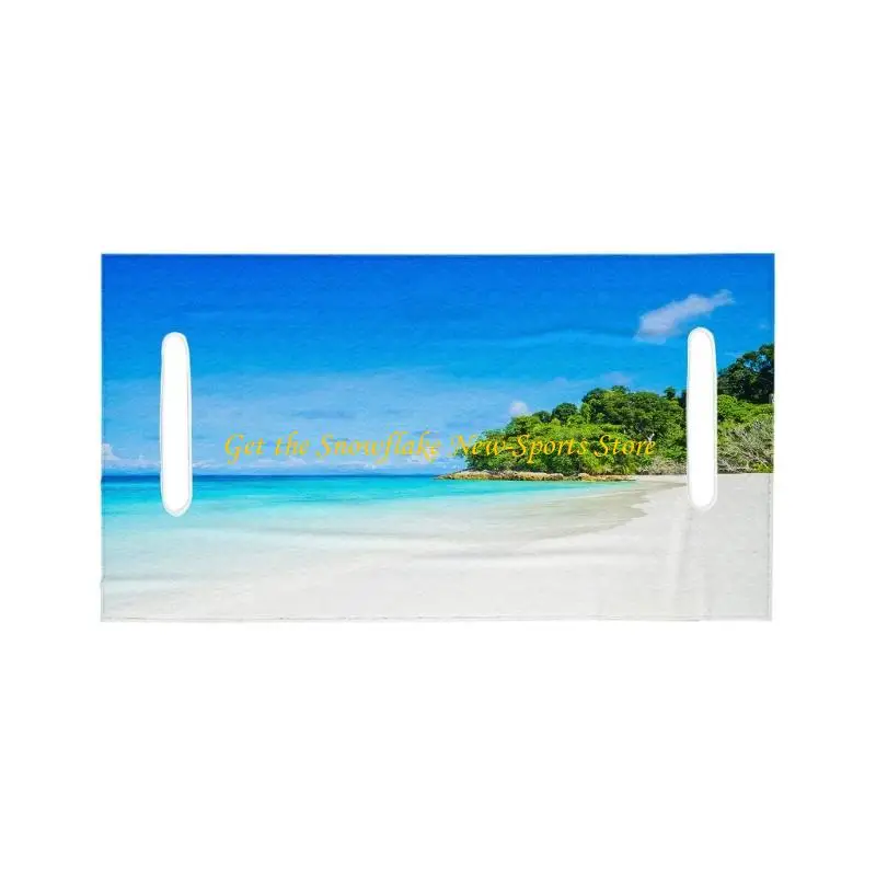 E56D Stylish Ocean Themed Polyester Golf Cart Cover Quick Installation Machine Washable Cushion Cover