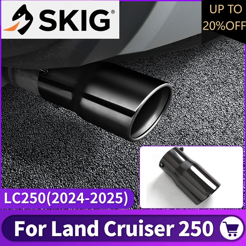 لتويوتا لاند كروزر 250 برادو Lc250 2024 2025 1958 الطبعة الأولى FJ250 الفولاذ المقاوم للصدأ ماسورة العادم الملحقات ترقية