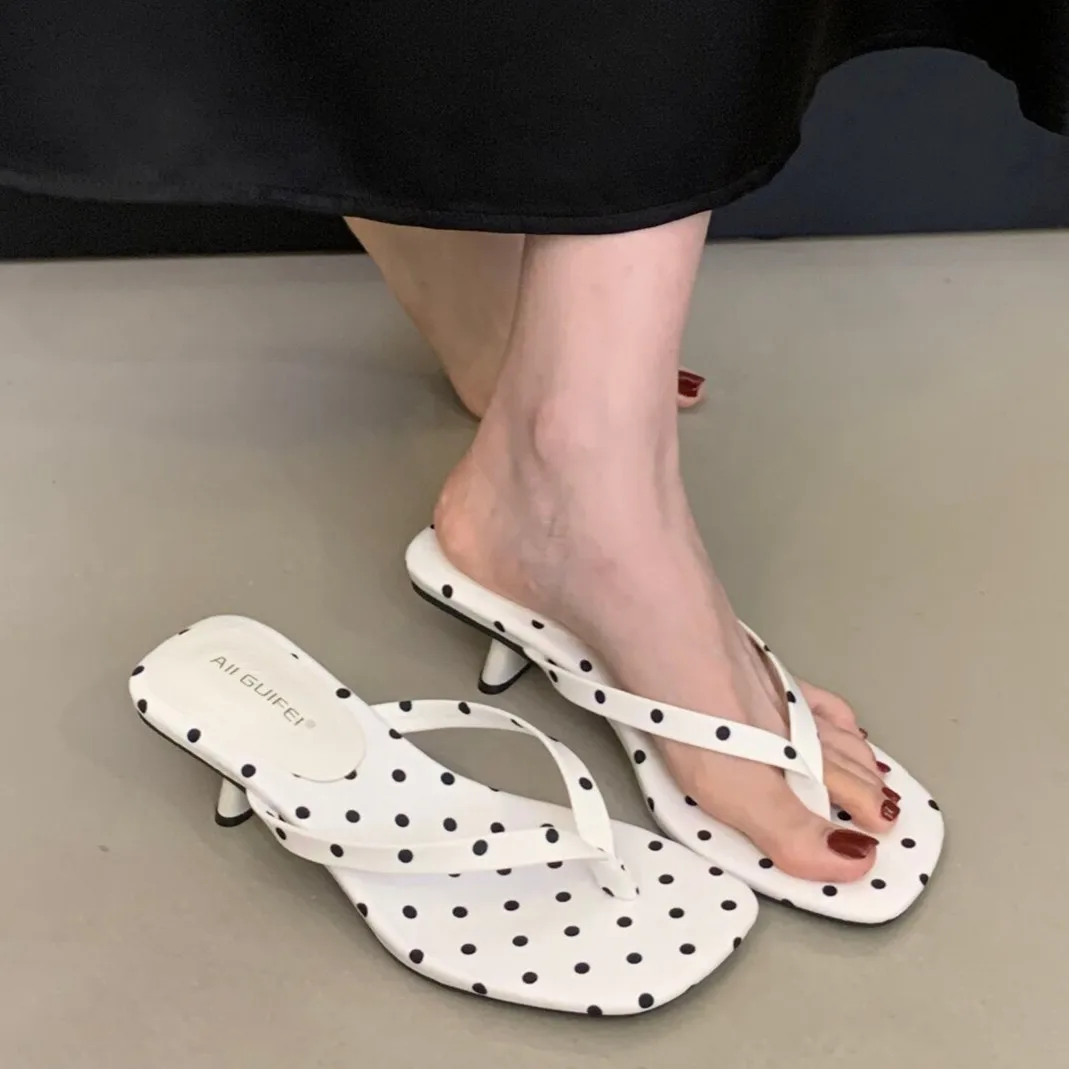 Bailamos 2026 Women Beach Flip Flop Shoes Ladies Elegant Summer Slipper Low Heel Slides Outsides Slipper New Brand Sandals