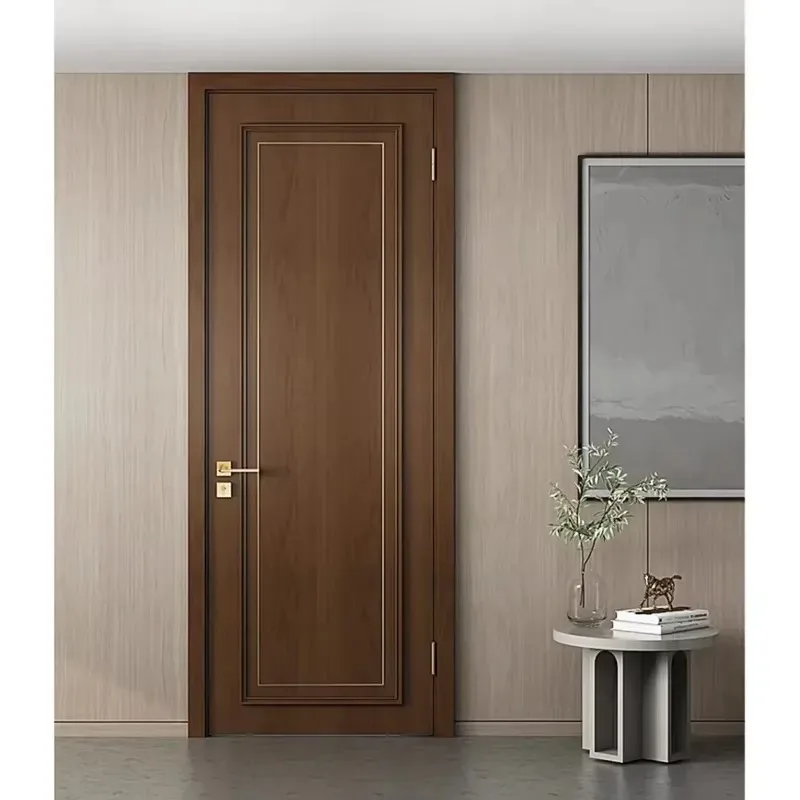 Modern Chinese Style High Quality Wooden Door for Bedroom Apartment Villa Interior Classic Design