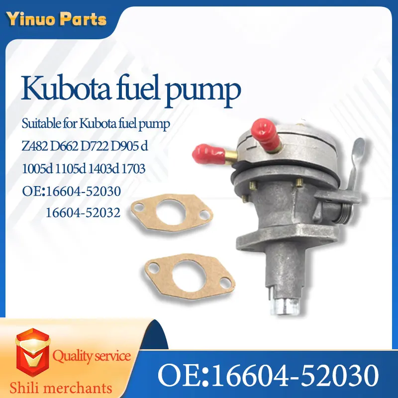 1660452030 Bagger Baumaschinen Kubota Kraftstoffpumpe z482d62d722d905d1005d1105d1403d1703 Motor Kraftstoffpumpe 16604-52030