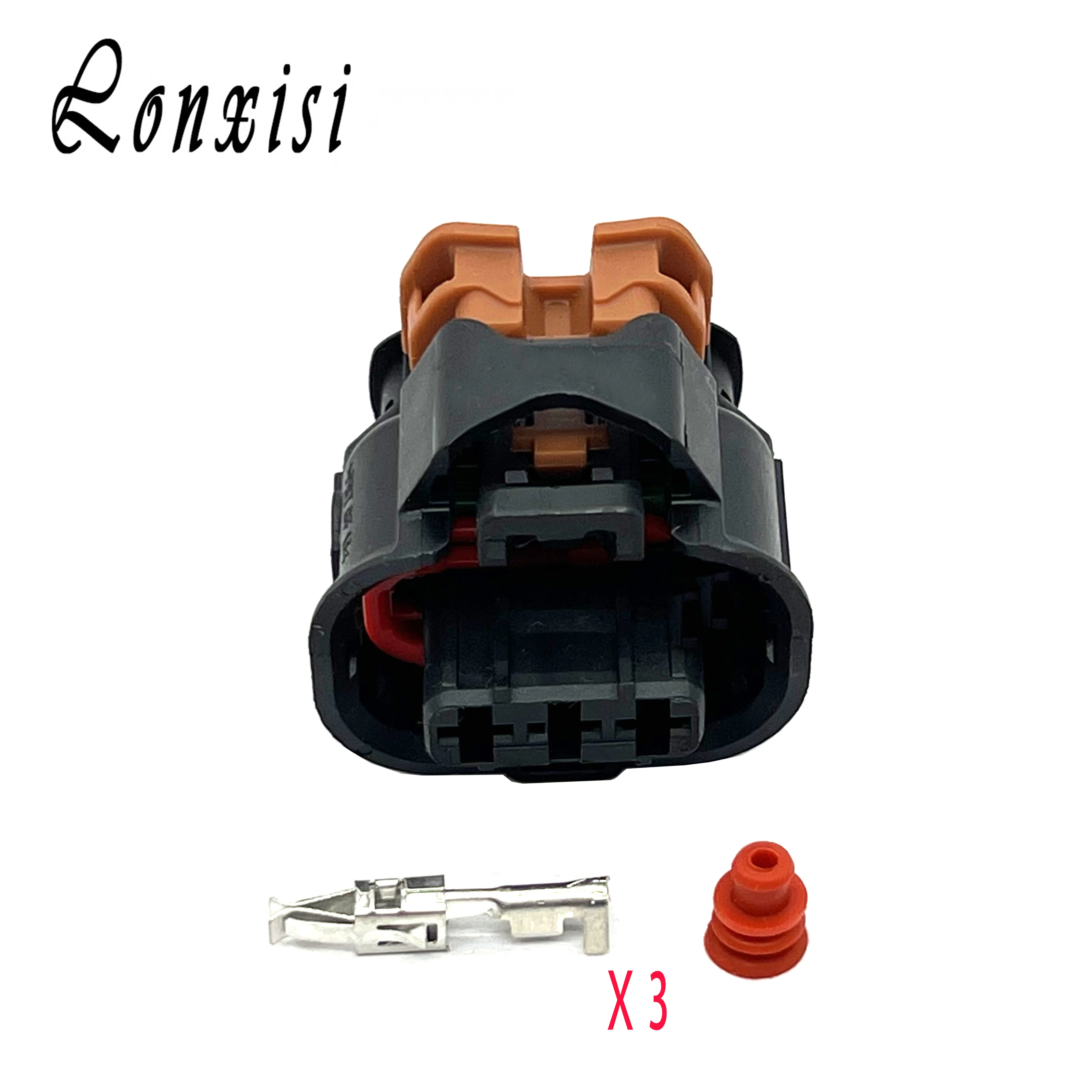 

3 Pin 13801763 Female Engine Ignition Coil Wire Harness Plug Automotive Waterproof Connector F872100 For Peugeot Citroen
