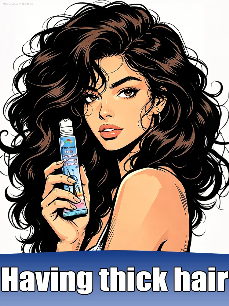 Achieving A Lush, Full Head Of Hair isn't Just A Dream—Try This Roller-ball Serum.