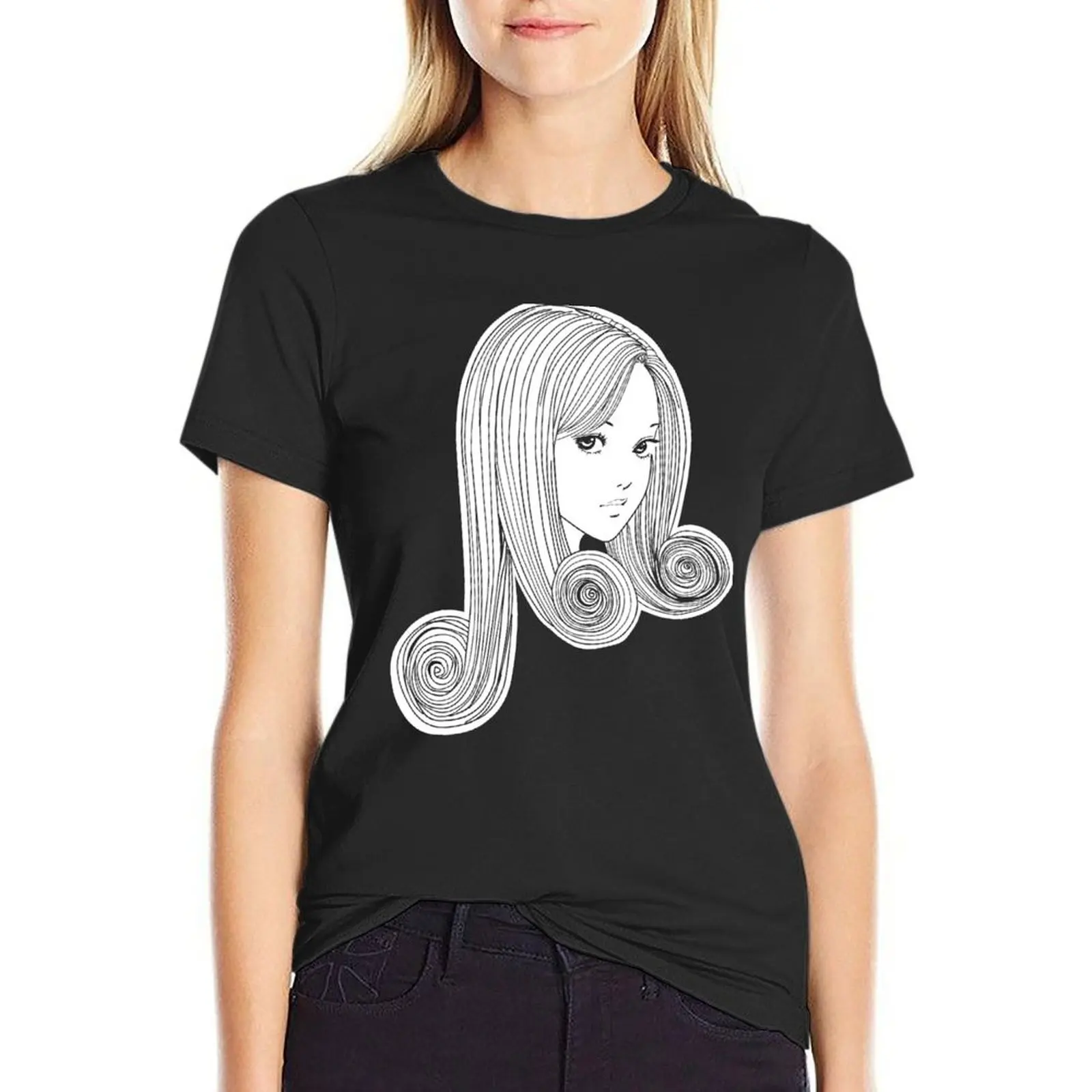 

UZUMAKI T-Shirt cute tops Short sleeve tee aesthetic clothes Aesthetic clothing workout t shirts for Women