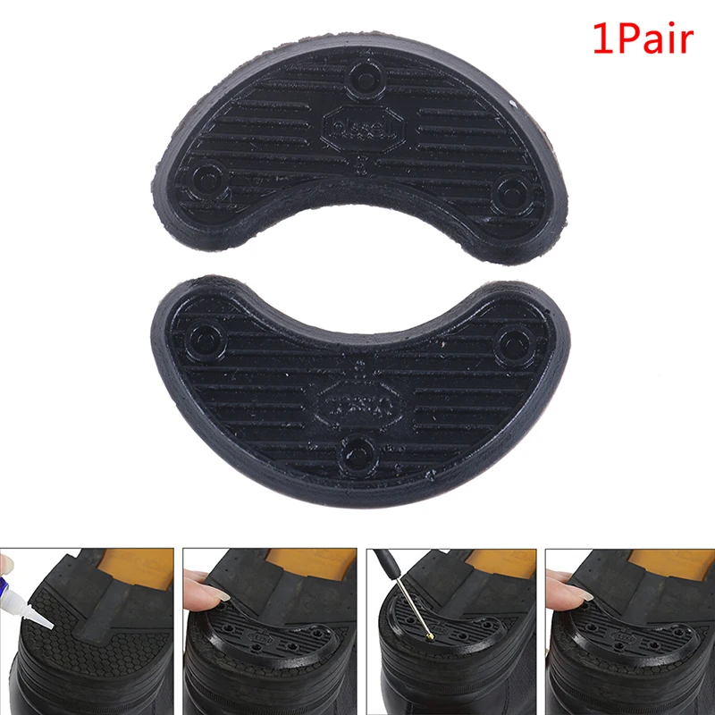 1 Paar schwarze rutsch feste Gummis chuhe Heels Guard Aufkleber Anti-Rutsch-Schuhe Reparatur