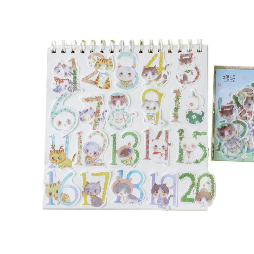 

40pcs/pack Kawaii Summer Concerto Series Stickers Kawaii Diary Deco Scrapbooking Planner Paper Stickers Children's Sticker