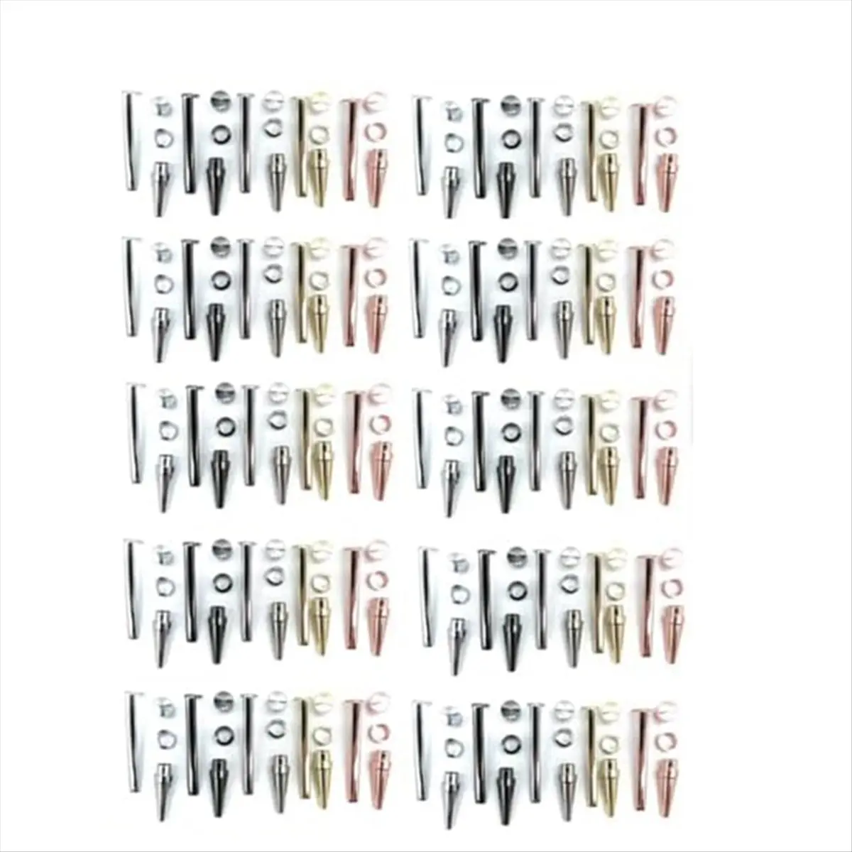 2026 New WoodenTwist Pen Set 50 Pcs, Various Finishes 7mm Twist Pen Set
