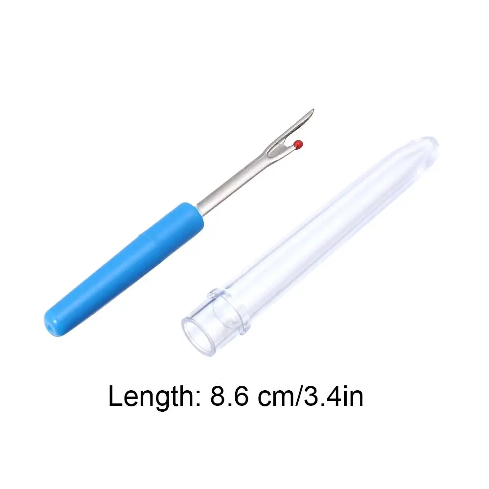 4pcs Stitch Remover With Plastic Handle Stainless Steel Craft Thread Cutter Cross Seam Ripper Needlework Cross-stitch Sewing Too