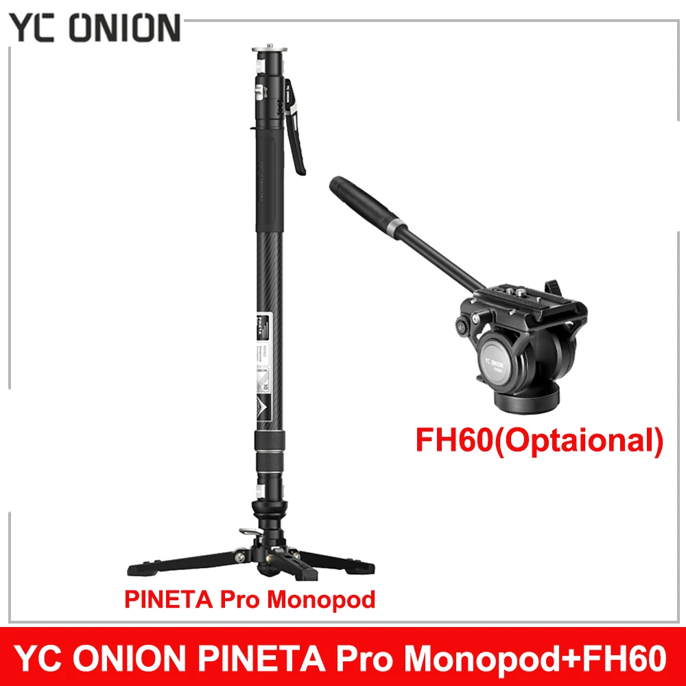 YC ONION PINETA Monopod Pro One-button stretch carbon fiber quick-release portable professional camera monopod