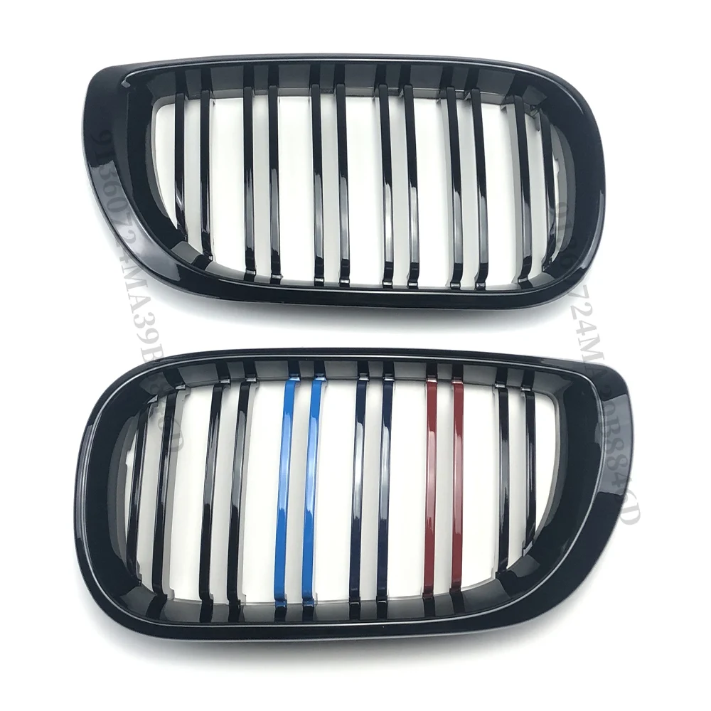 Siatka wlotowa przednia chłodnica Kratka nerkowa Kratka maski Kratka zderzaka Kratka Akcesoria do BMW E46 serii 3 4-drzwiowy 2002-2005 Tuning — zdjęcie 6
