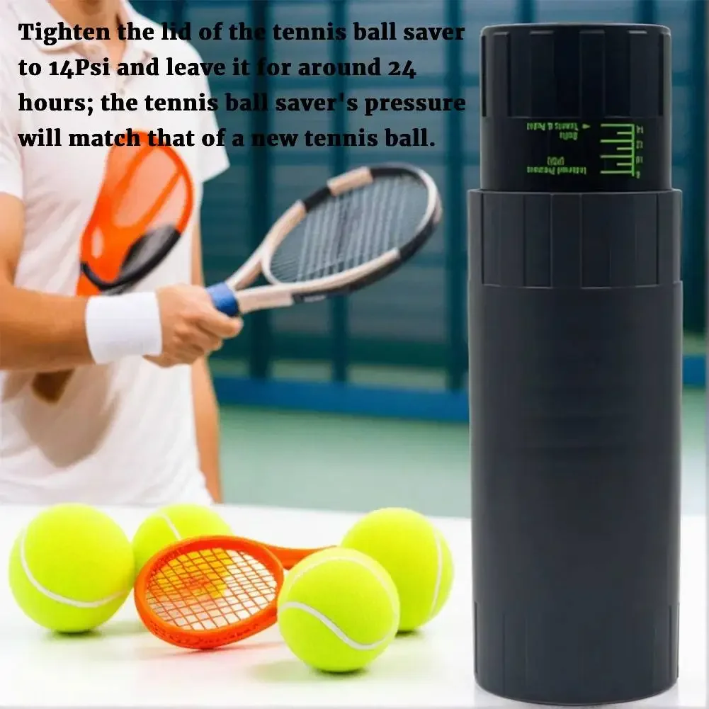 

Tennis Ball Pressure Maintain Repair Container Tennis Ball Saver for Beach Tennis Ball Shape Restore Bounce Ball Protect Saver