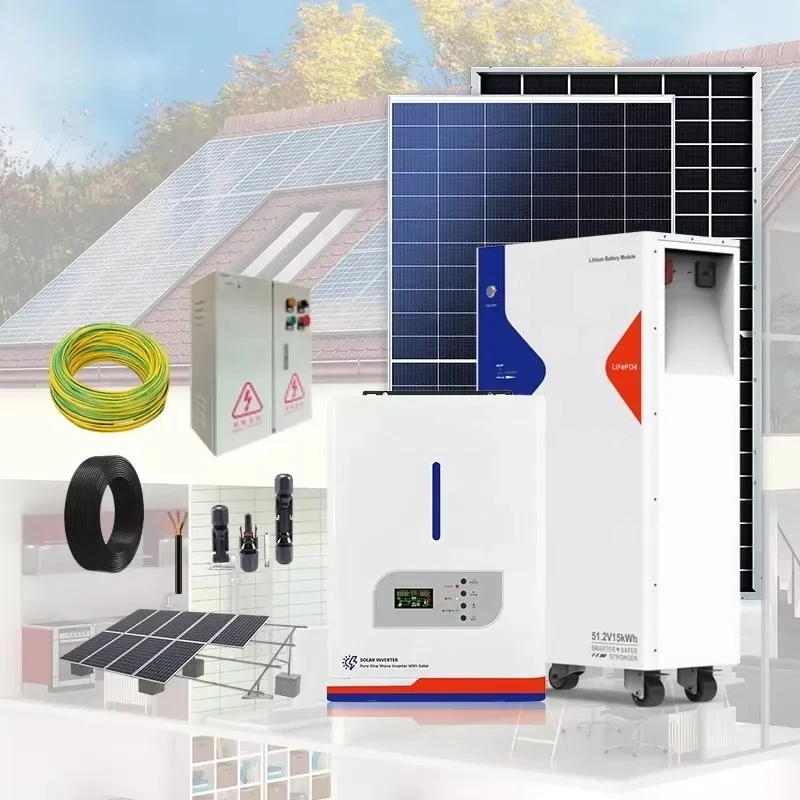 5KW 10KW 20KW 30KW 50KW Solar Power System Kit On Off Grid Hybrid for Home Energy Storage with Free Project Design