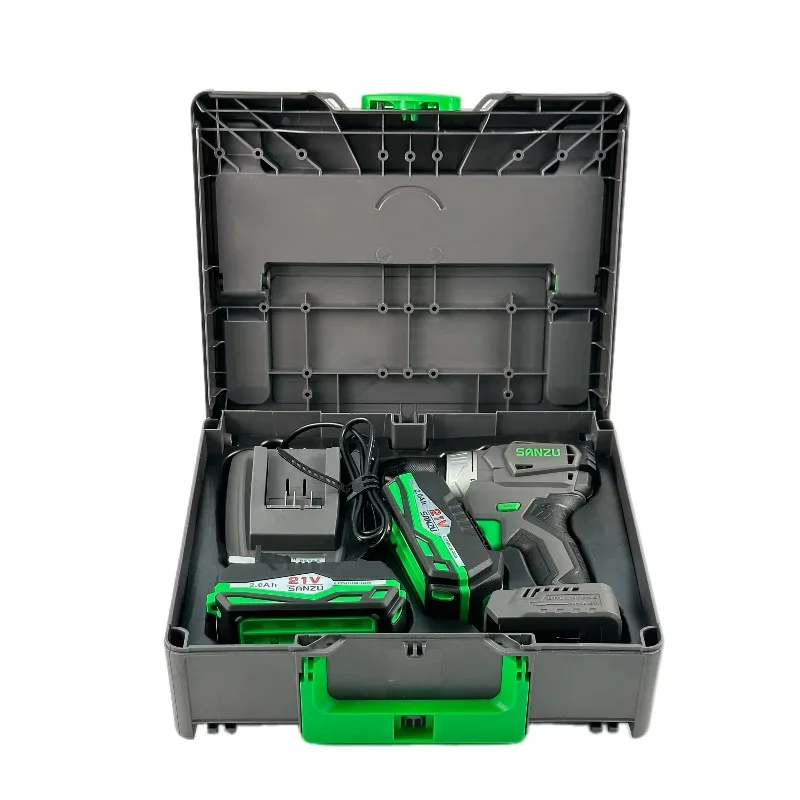 [Hot Sale] 10mm Cordless Impact Drill 45N.M Power Lithium Battery Brushless Motor For Industrial Steel Applications Includes Min