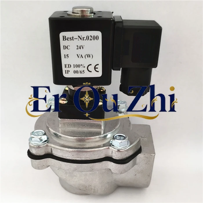 Electromagnetic Pulse Valve MD120/125 MD140S Pulse Valve 6 Minutes 1 Inch 1.5 Inch Right Angle Pulse