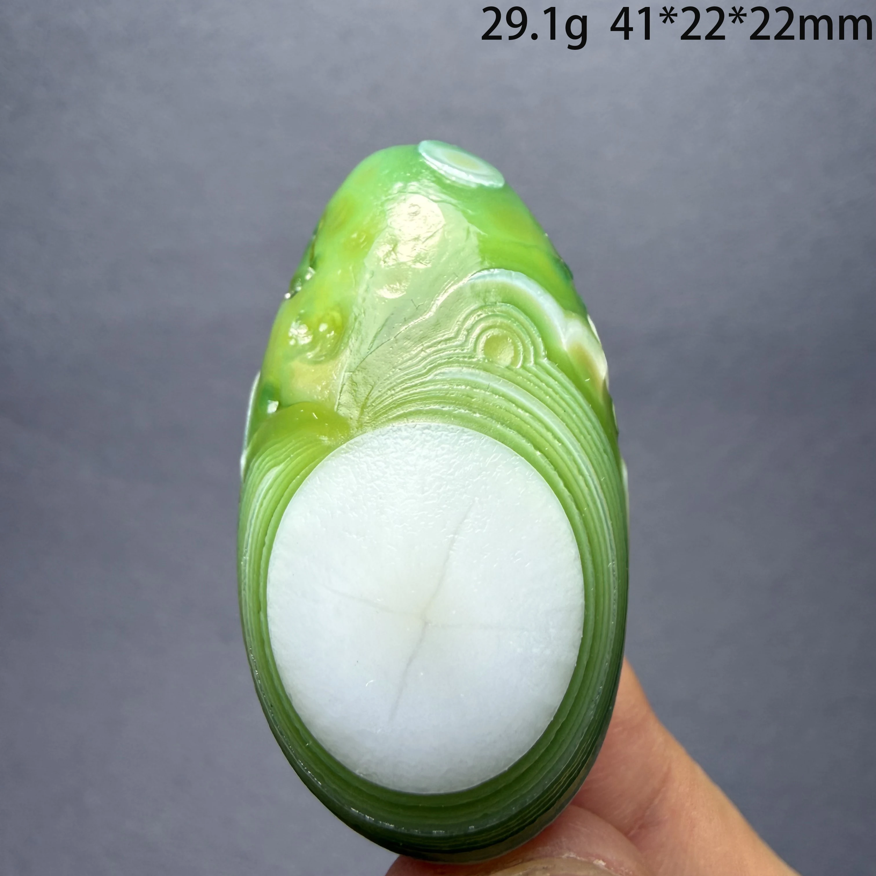Œil d'agate Gobi ovale vert, idéal pour la guérison des chakras, pierre précieuse énergétique minérale, parfait pour la décoration intérieure et les cadeaux. A3-2-15
