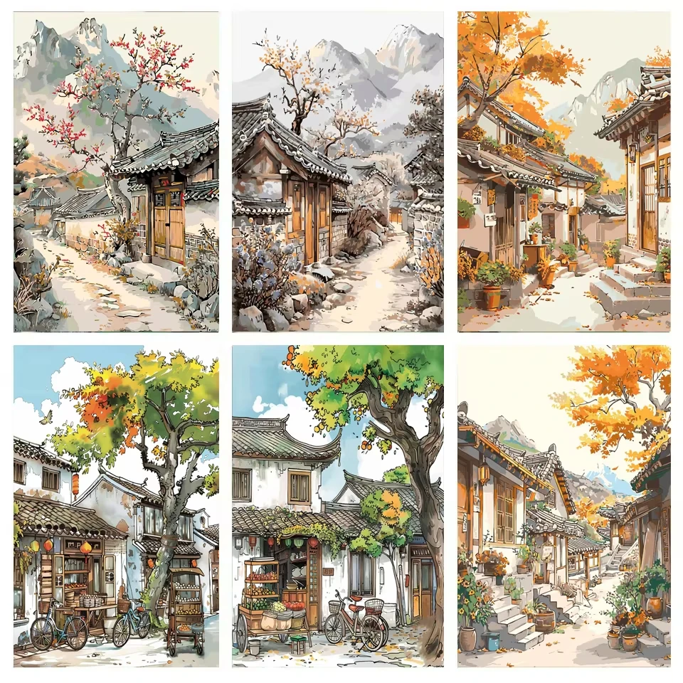 Art Craft Village - Paint By Numbers Kit for Adults