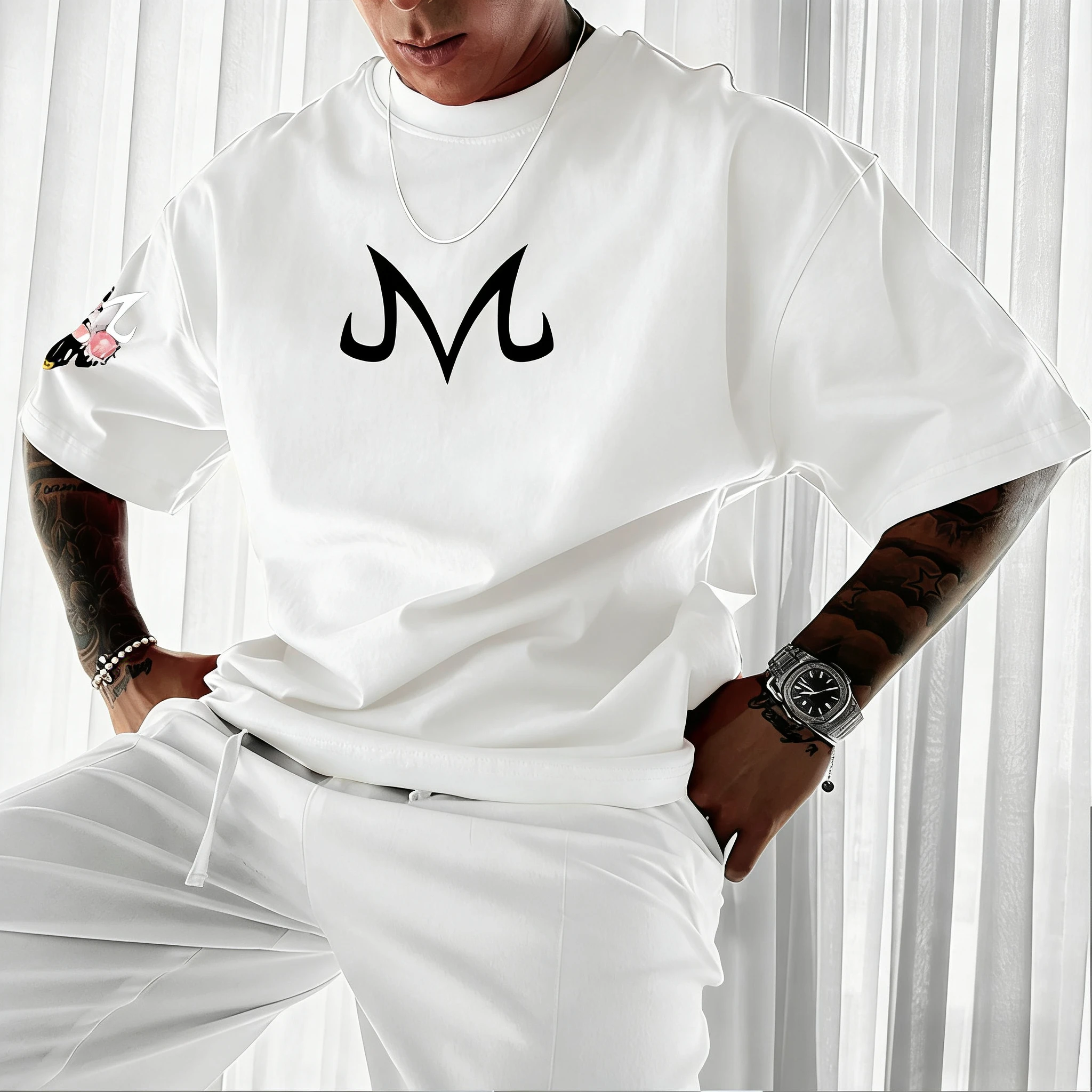 جديد لعبة دراغون بول جوكو مطبوعة قصيرة الأكمام بانداي فضفاضة للرجال والنساء 2026 الصيف تنفس رياضي موضة تي شيرت ins