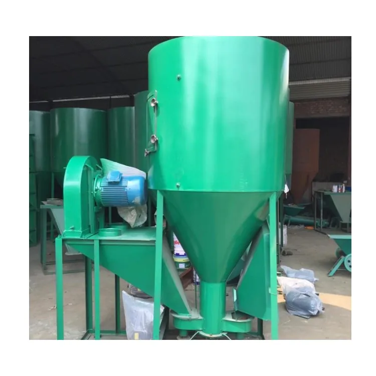 agricultural equipment Multifunctional 1 ton feed mixer/Poultry feed crushing machine mixer For Mixing feed