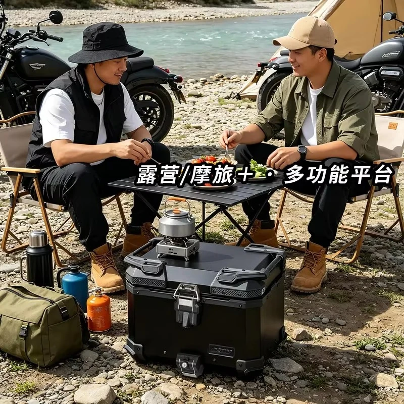 45L 55L Aluminum Motorcycle To - đánh giá và giá Aluminum Top Case Luggage Box 45L 55L