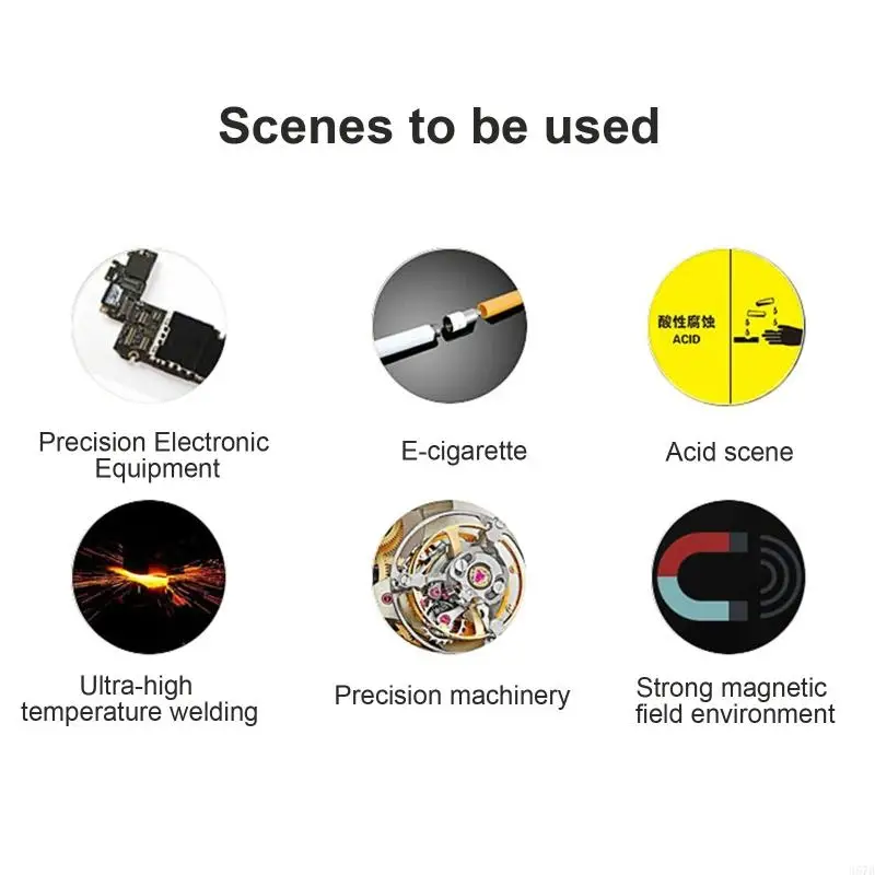 367d 비 전도성 핀셋 절연 세라믹 리버스 핀셋 방지 3pcs/set