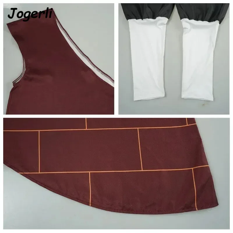 أزياء Jogerli Black Myth Wukong التأثيرية للأطفال البالغين بدلة القرد الملك كوس ملابس لعب الأدوار للأطفال ؛ 3,c'5.b;8'