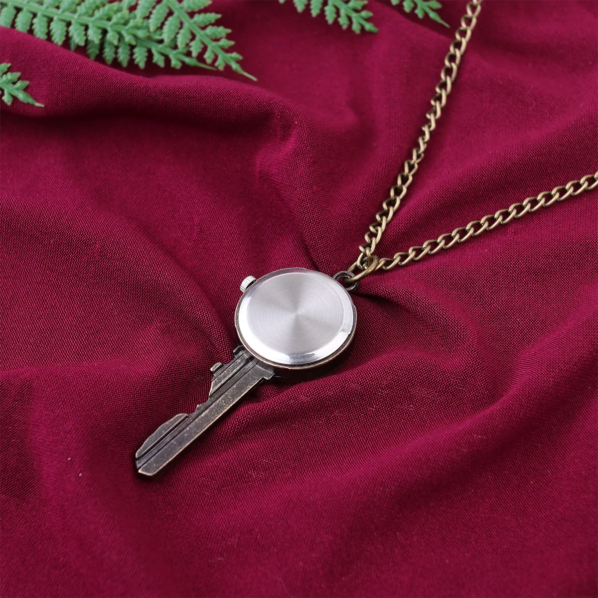 1pc Retro Hanging Watch Premium Large Number Key Chain Pocket Watch Delicate Design Creative Fashionable Quartz Gift For