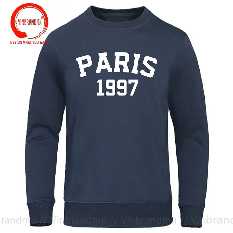 

Париж 1997, уличный город, толстовки с буквами, мужская трендовая модная толстовка с капюшоном, весенне-осенняя дизайнерская роскошная куртка, пальто, одежда